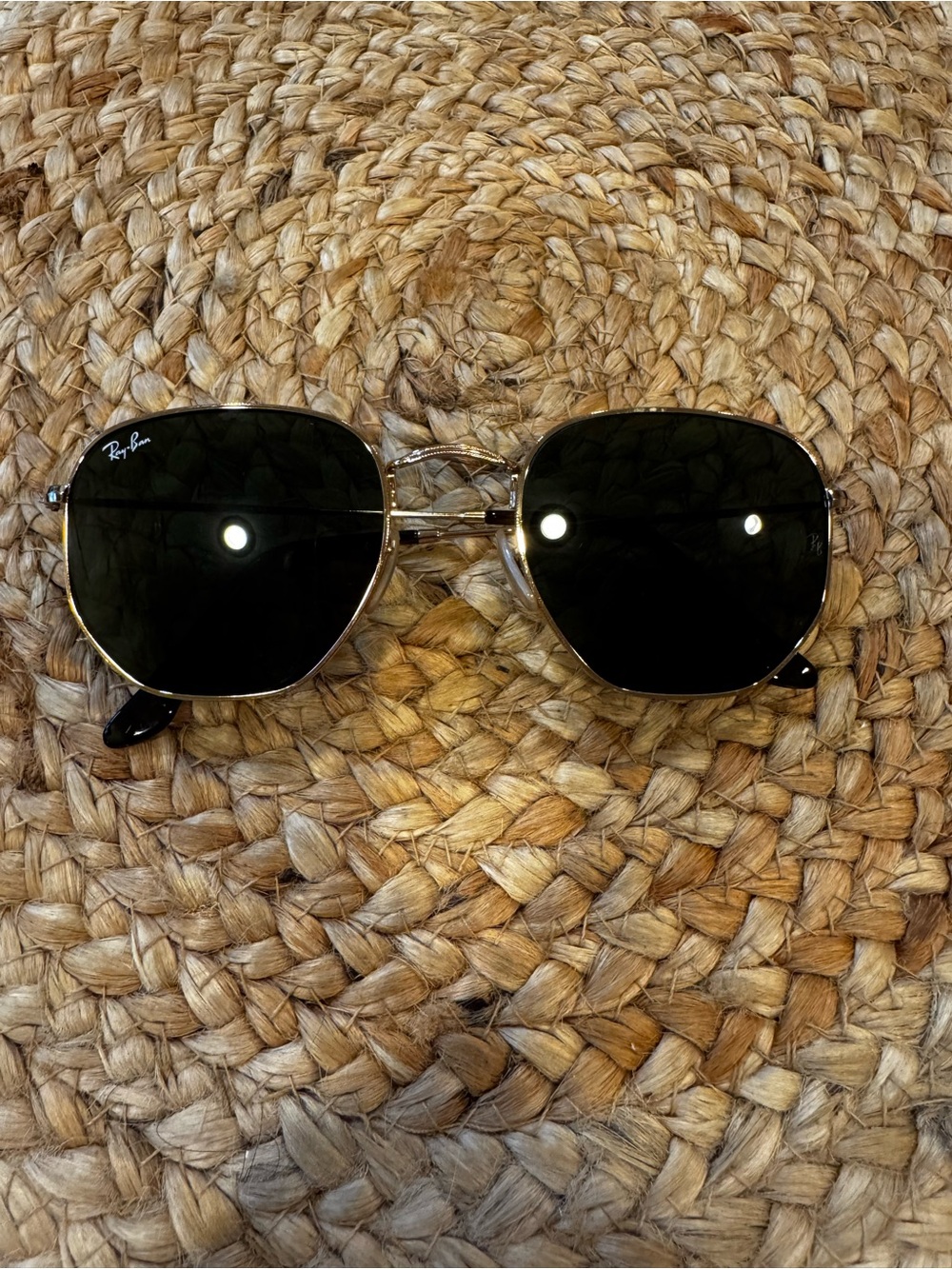 Ray Ban hexagonal flat lenses like new